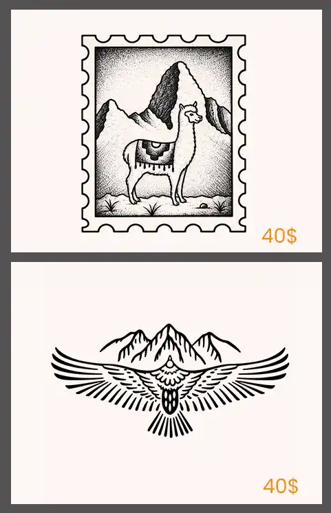 flash designs inspired by Cusco and the Andes