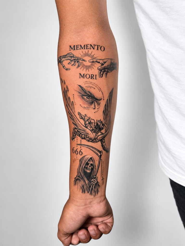 cuánto cuesta un tatuaje en Perú - trabajo realizado en Ink Brothers Cusco